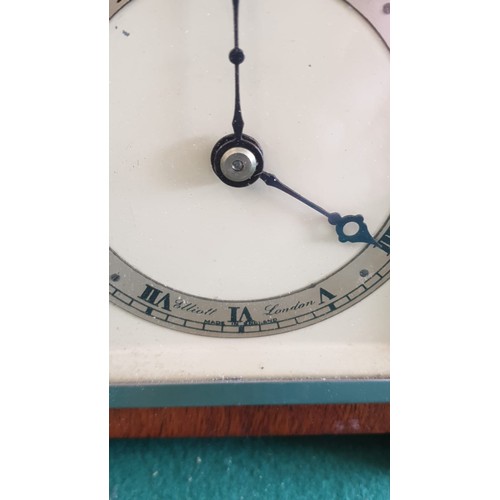 32 - Art deco Elliott of London mantle clock.