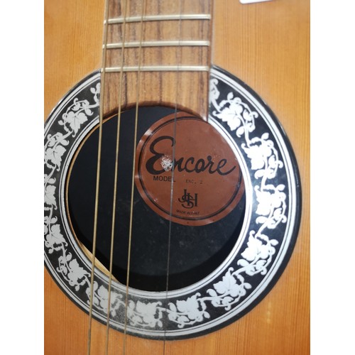 329 - Encore model JSH acoustic guitar.