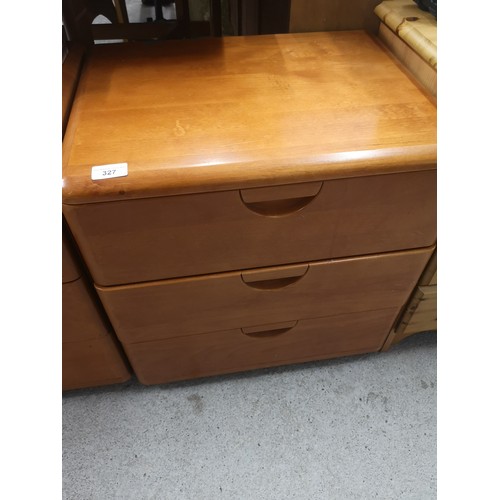 327 - Pair of Quality bedside cabinets .