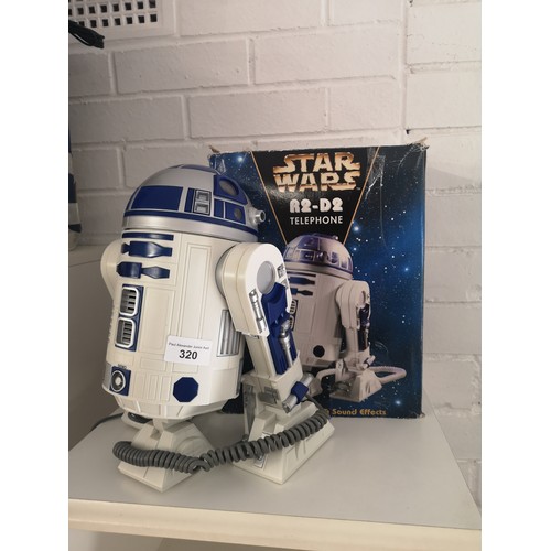 320 - Collectable Starwars R2D2 telephone.