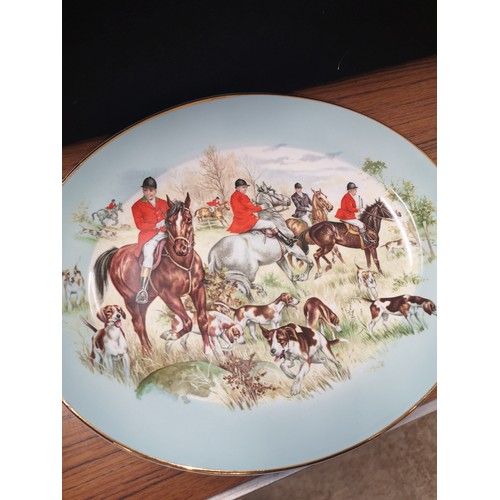 89 - Set of 6 ceramic plates depicting grouse etc .