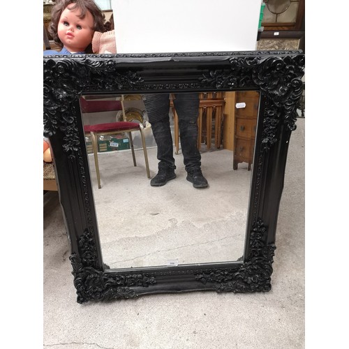 359 - Large ornate mirror .