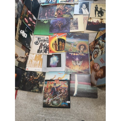 123b - Collection of quality records includes david bowie, van morrison etc.