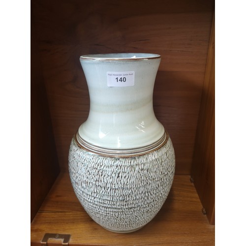 140 - Retro studio pottery vase.