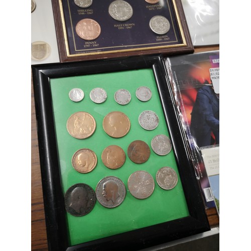 13 - Large collection of coins includes british etc .