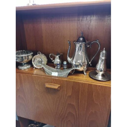 437 - 2 Collectables includes silver plated wares etc .