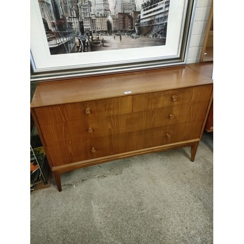 254 - Retro teak Macintosh Kirkcaldy chest of drawers.