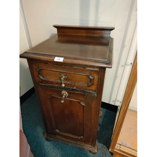 359 - 1900s Coal storage cabinet .