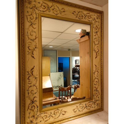 195 - Beautiful Example of a interior mirror with unusual framing .