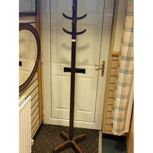 333 - Arts and crafts interior coat stand .