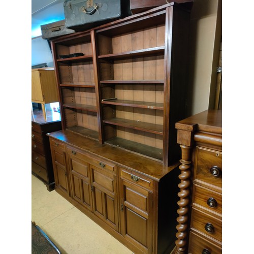 246 - Large 1800s Book case dresser .