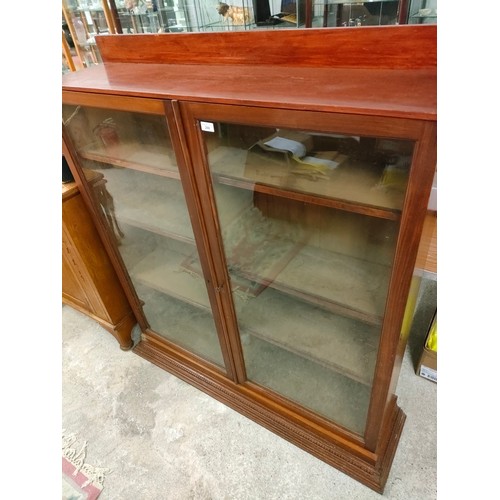 266 - Large Victorian Book case .