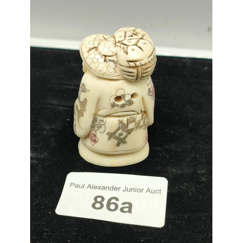 86a - Chinese man immortal netsuke.