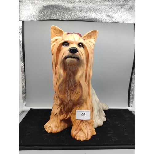 96 - Large beswick fire side dog figure .