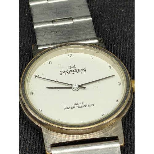 38d - Skagen Denmark wrist watch.