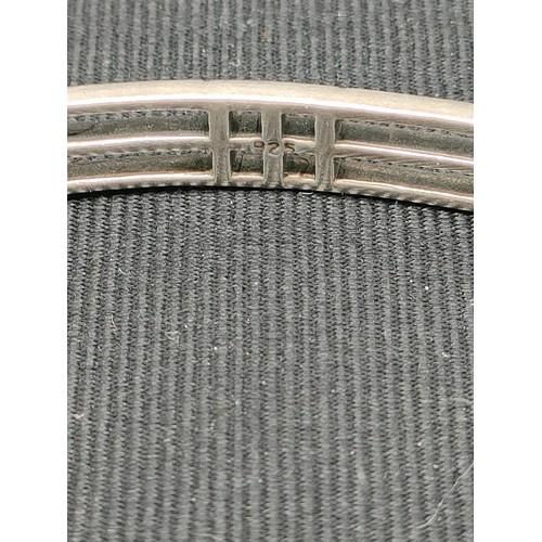 7 - Silver rennie macintosh design Bangle .