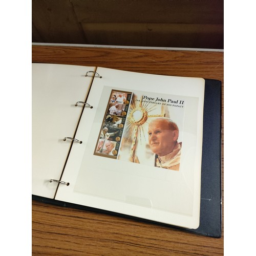 52b - Album of pope John Paul 1st day covers etc .