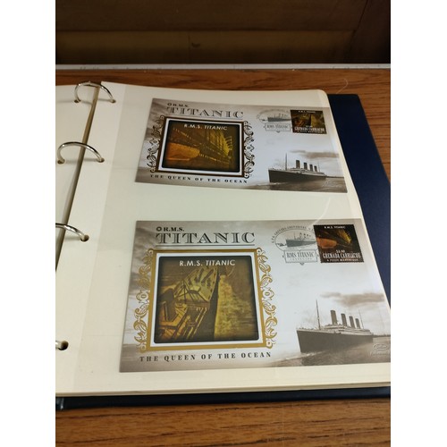 53 - Album of titanic first day covers.