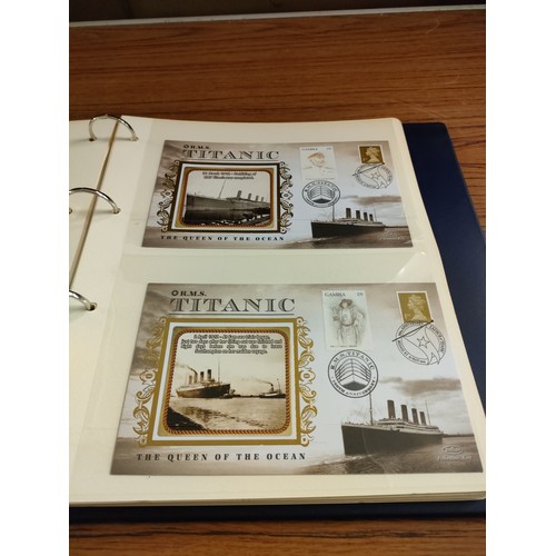 53 - Album of titanic first day covers.