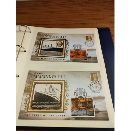 53 - Album of titanic first day covers.