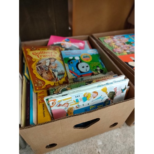 543 - Box of children's books etc.