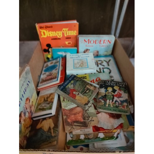 542 - Box of old children books.