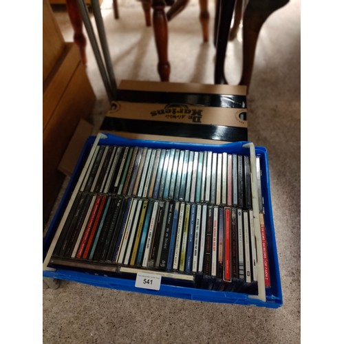 541 - 2 boxes of CDs .