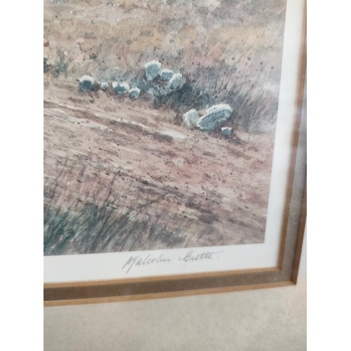 563 - Limited Edition Print 7/500 depicting countryside scene signed malcolm butts .