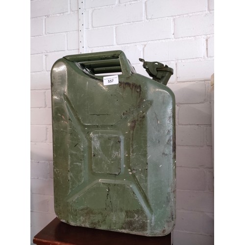 557 - Vintage Jerry can .