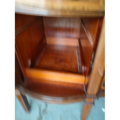 224a - Large Impressive Georgian large buffet cabinet with brass fixing to back fitted with a cooler compar... 