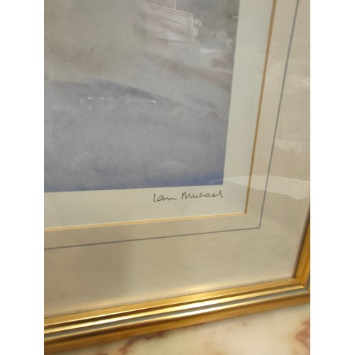 22C - Limited edition print 59/250 titled Brig o Balgownie view from the east signed Ian murray .