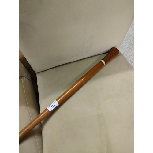 19a - Ornate antique walking Cain.