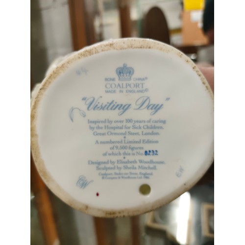 17b - Large Coalport figure visiting day .