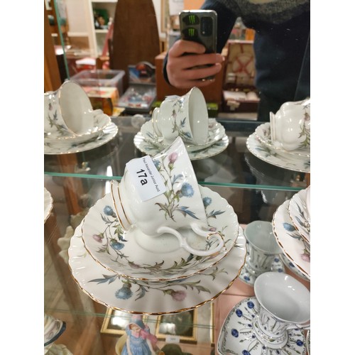 17a - Royal Albert brigadoon tea service .