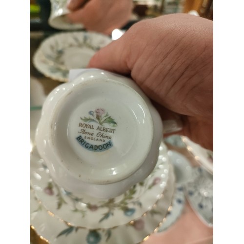 17a - Royal Albert brigadoon tea service .