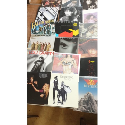 5 - Selection  of records  to include  Kate Bush Fleetwood Mac Aerosmith  Foreigner ect.