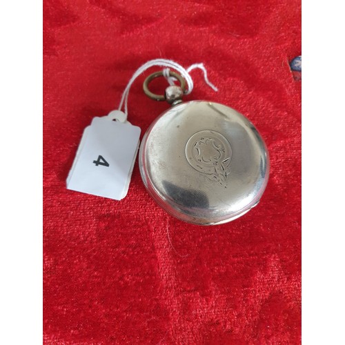 4 - Silver Hallmarked Pocket Watch