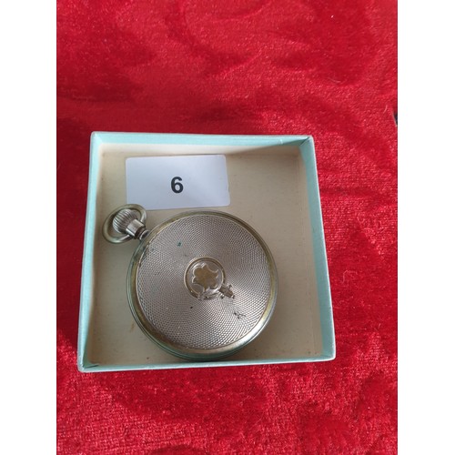 6 - Super Wee Vintage Pocket Watch Winds And Works