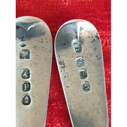 7 - 2 Georgian Silver Hallmarked Spoons