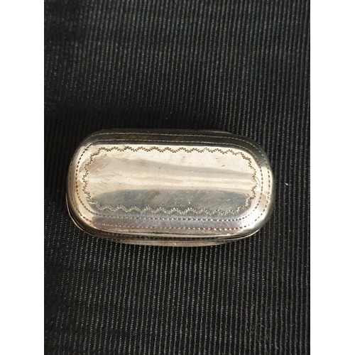 2 - Georgian Silver Hallmarked Snuff Box Dated 1810 Makers S&S