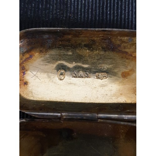 2 - Georgian Silver Hallmarked Snuff Box Dated 1810 Makers S&S