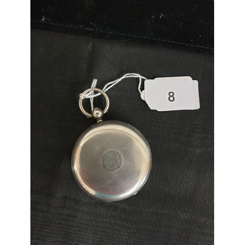 8 - Early London Hallmarked Fusee Chain Pocket Watch Signed Edinburgh Movement  Maker HB