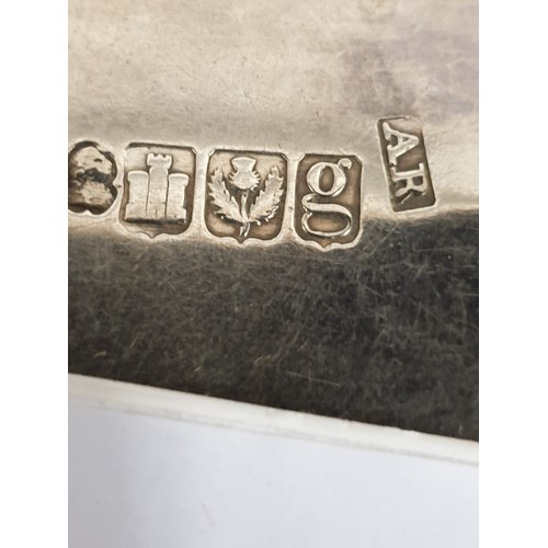 11 - Large Silver Hallmarked Georgian Edinburgh Serving Spoon Length 23.5 cms Weight 58g Makers Mark AR