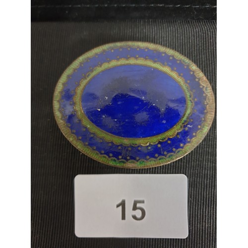 15 - Late Georgian Early Victorian Ladies Snuff Box With Cloisonne Decoration To Back And Front