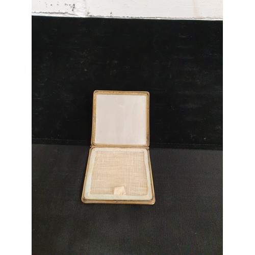 20 - Vintage Powder Compact Chimny Sweep Sweethearts Marked Broach