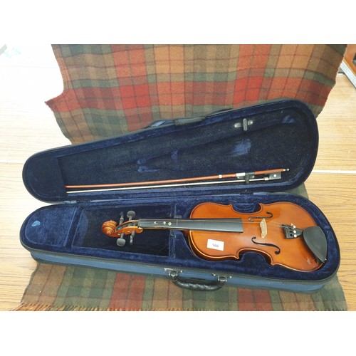 166 - The Stentor Music Company Violin In Fitted Case With Bow