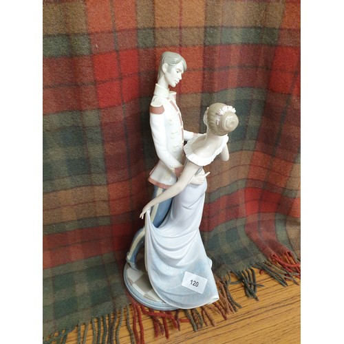 120 - Large Lladro Figure Shall We Dance 36CMS Tall