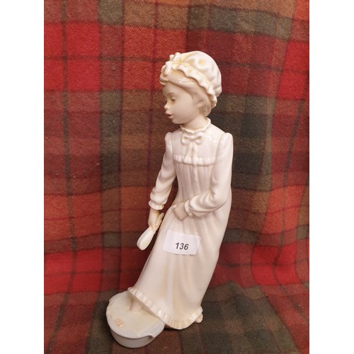 136 - Large Nao Figure Stands 29cms Tall