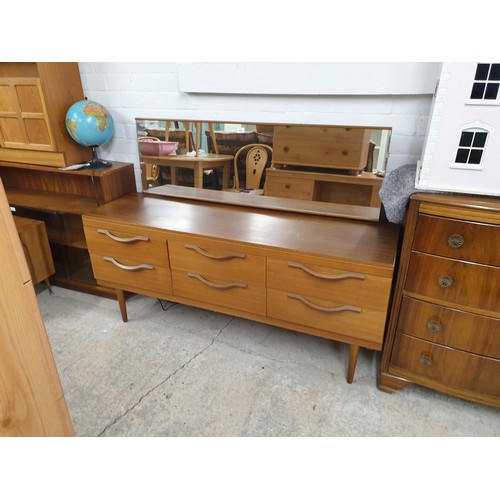 156 - 1970s Retro Dressing Table With Full Size Mirror