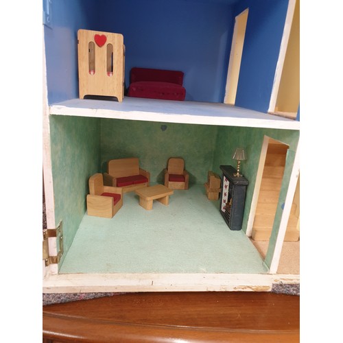 158 - Dolls House With Furniture